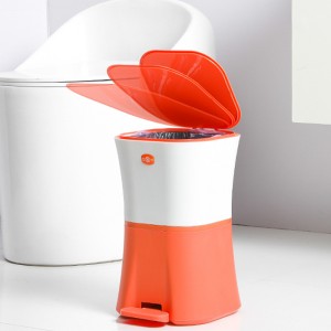 2258 Practical slow drop multifunctional plastic sanitary bucket