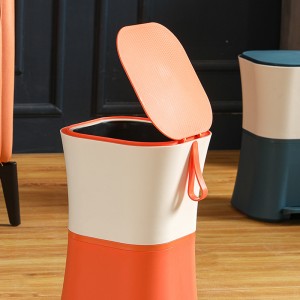 2258 Practical slow drop multifunctional plastic sanitary bucket