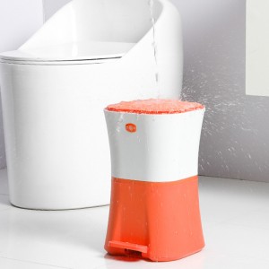 2258 Practical slow drop multifunctional plastic sanitary bucket