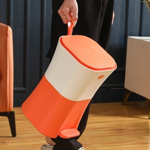 2258 Practical slow drop multifunctional plastic sanitary bucket