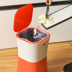 2258 Practical slow drop multifunctional plastic sanitary bucket