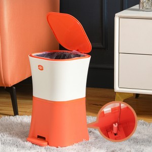 2258 Practical slow drop multifunctional plastic sanitary bucket