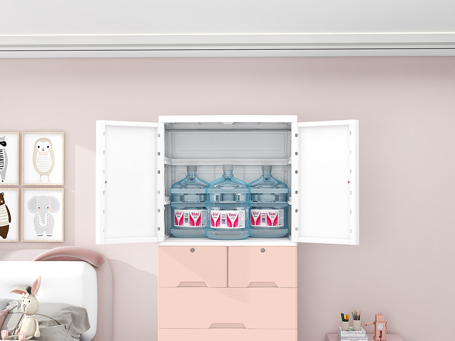 70 Pink Blue Tiger multifunctional kombinasyon storage plastic cabinet (14)