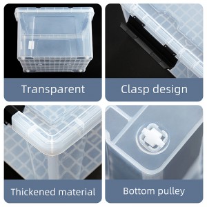 8022-8028 transparent storage plastic large capacity box