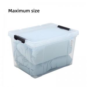 8022-8028 transparent storage plastic large capacity box