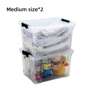 8022-8028 transparent storage plastic large capacity box