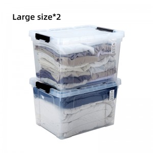 8022-8028 transparent storage plastic large capacity box