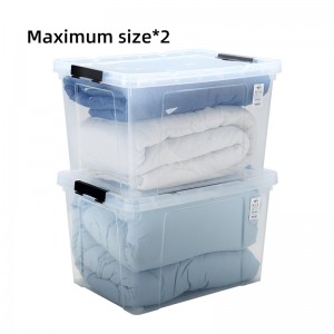 8022-8028 transparent storage plastic large capacity box