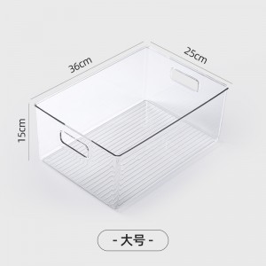 Combination plastic transparent storage box