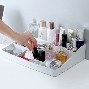 Cosmetics storage plastic multifunction box