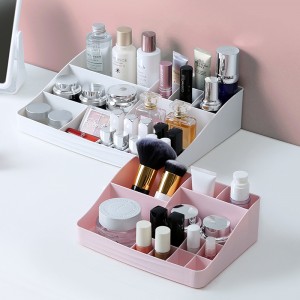 Cosmetics storage plastic multifunction box