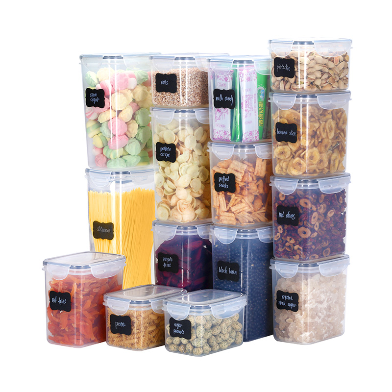 EK35 transparent storage sealed and stackable plastic box