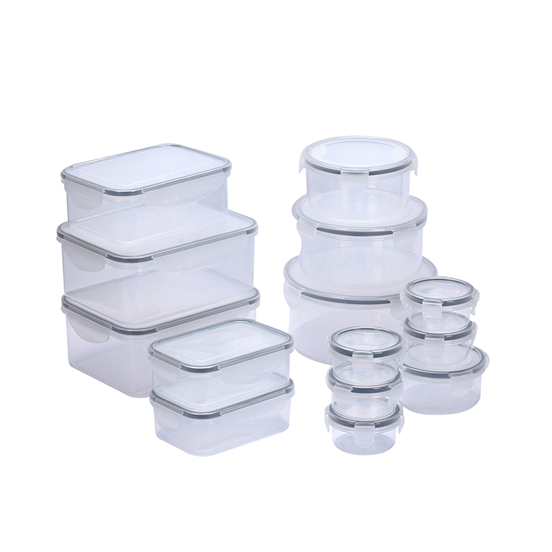 EK19 transparent sealed food storage plastic box