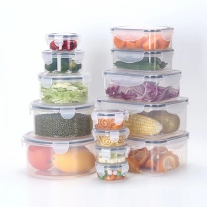 EK19 transparent sealed food storage plastic box