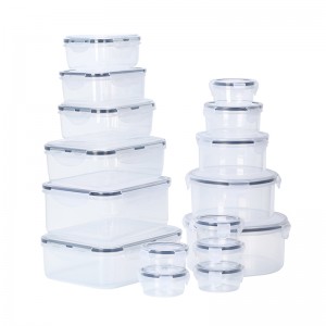 EK24 transparent sealed food storage plastic box