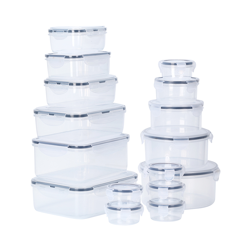 EK24 transparent sealed food storage plastic box