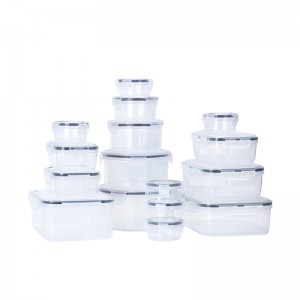 EK24 transparent sealed food storage plastic box