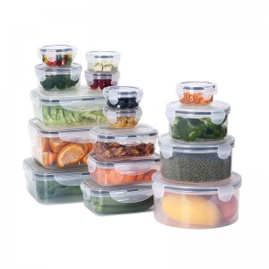 EK24 transparent sealed food storage plastic box