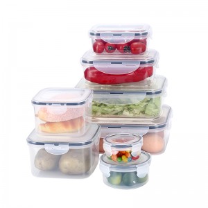 EK25 transparent sealed food storage plastic box