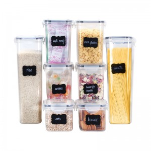 EK32 transparent storage sealed and stackable plastic box