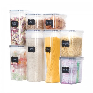 EK32 transparent storage sealed and stackable plastic box