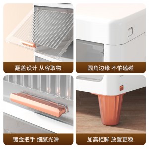 Folding Transparent Storage Plastic Box