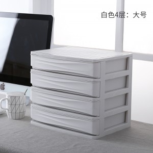 Multilayer cosmetics plastic storage box 04