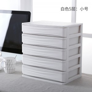 Multilayer cosmetics plastic storage box 04