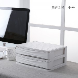 Multilayer cosmetics plastic storage box 04