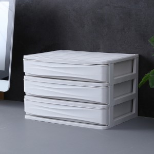 Multilayer cosmetics plastic storage box 04