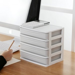 Multilayer cosmetics plastic storage box 04