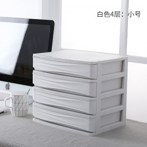 Multilayer cosmetics plastic storage box 04