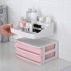 Multilayer cosmetics plastic storage box 04