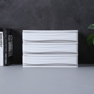 Multilayer cosmetics plastic storage box 04