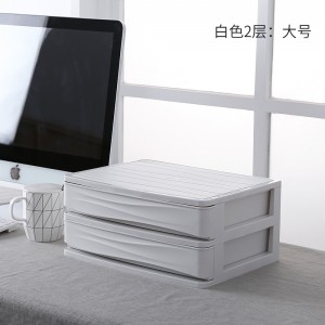 Multilayer cosmetics plastic storage box 04