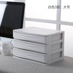 Multilayer cosmetics plastic storage box 04