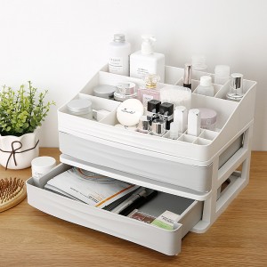 Multilayer cosmetics plastic storage box 02