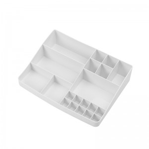 Multilayer cosmetics plastic storage box 01