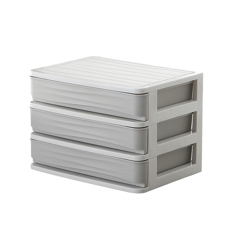 Multilayer cosmetics plastic storage box 03