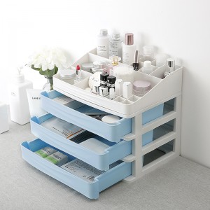 Multilayer cosmetics plastic storage box 02