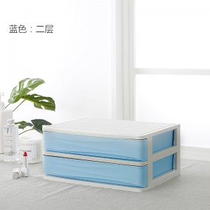 Multilayer cosmetics plastic storage box 02