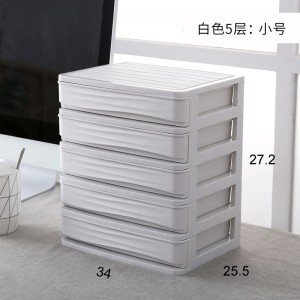 Multilayer cosmetics plastic storage box 03