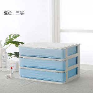 Multilayer cosmetics plastic storage box 02