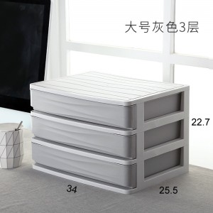 Multilayer cosmetics plastic storage box 03