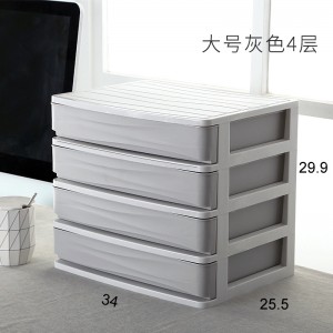 Multilayer cosmetics plastic storage box 03