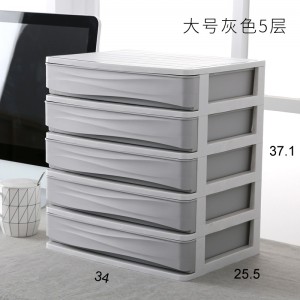 Multilayer cosmetics plastic storage box 03