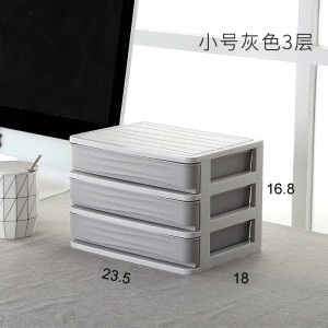 Multilayer cosmetics plastic storage box 03