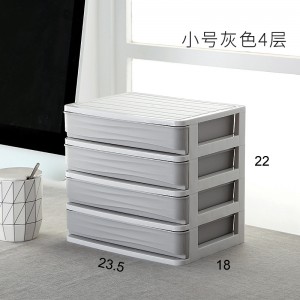 Multilayer cosmetics plastic storage box 03