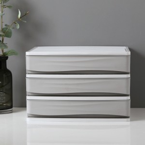 Multilayer cosmetics plastic storage box 03