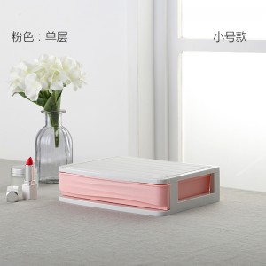 Multilayer cosmetics plastic storage box 02